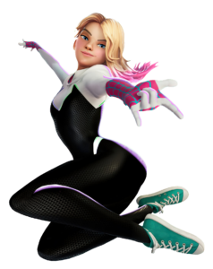 Fortnite Spider-Gwen Unmasked Skin PNG