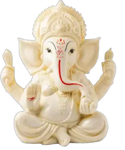 White Ganesh Png