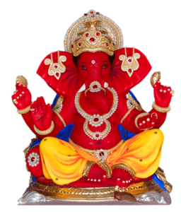Red Ganesh Png
