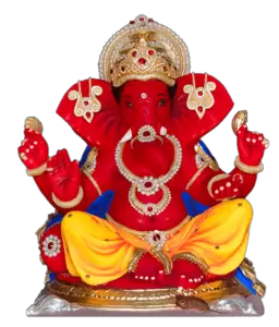 Red Ganesh Png