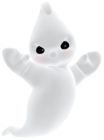 Cute Casper ghost png