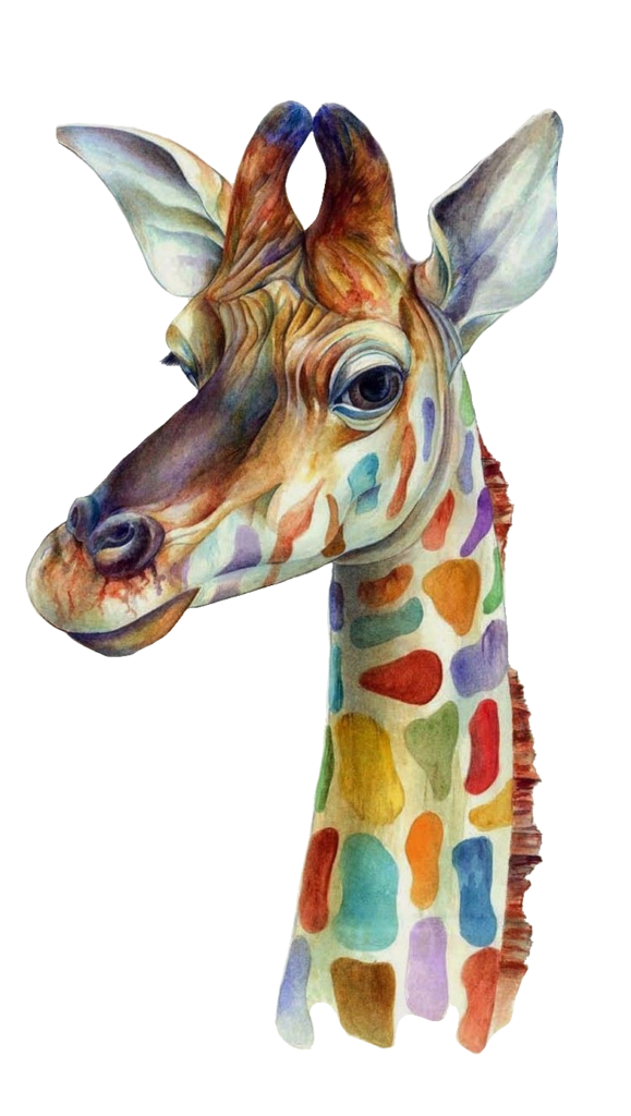 Giraffe Artwork PNG