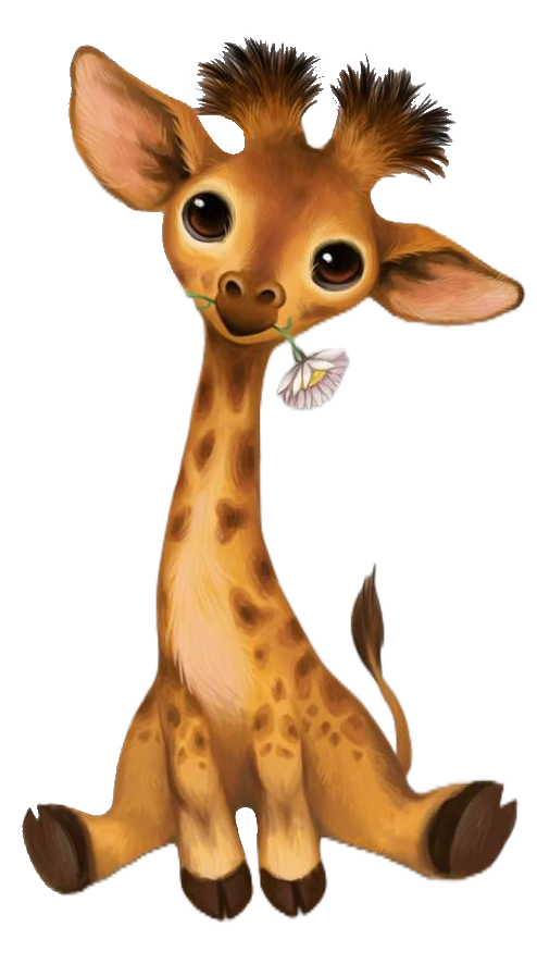 Baby Giraffe clipart PNG