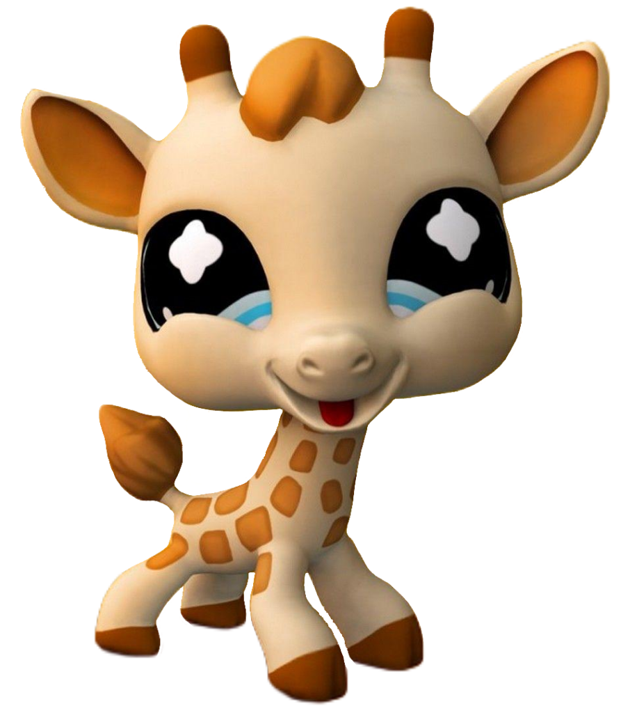 3D Animated baby Giraffe PNG