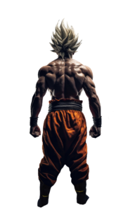 3D Animated Goku Png