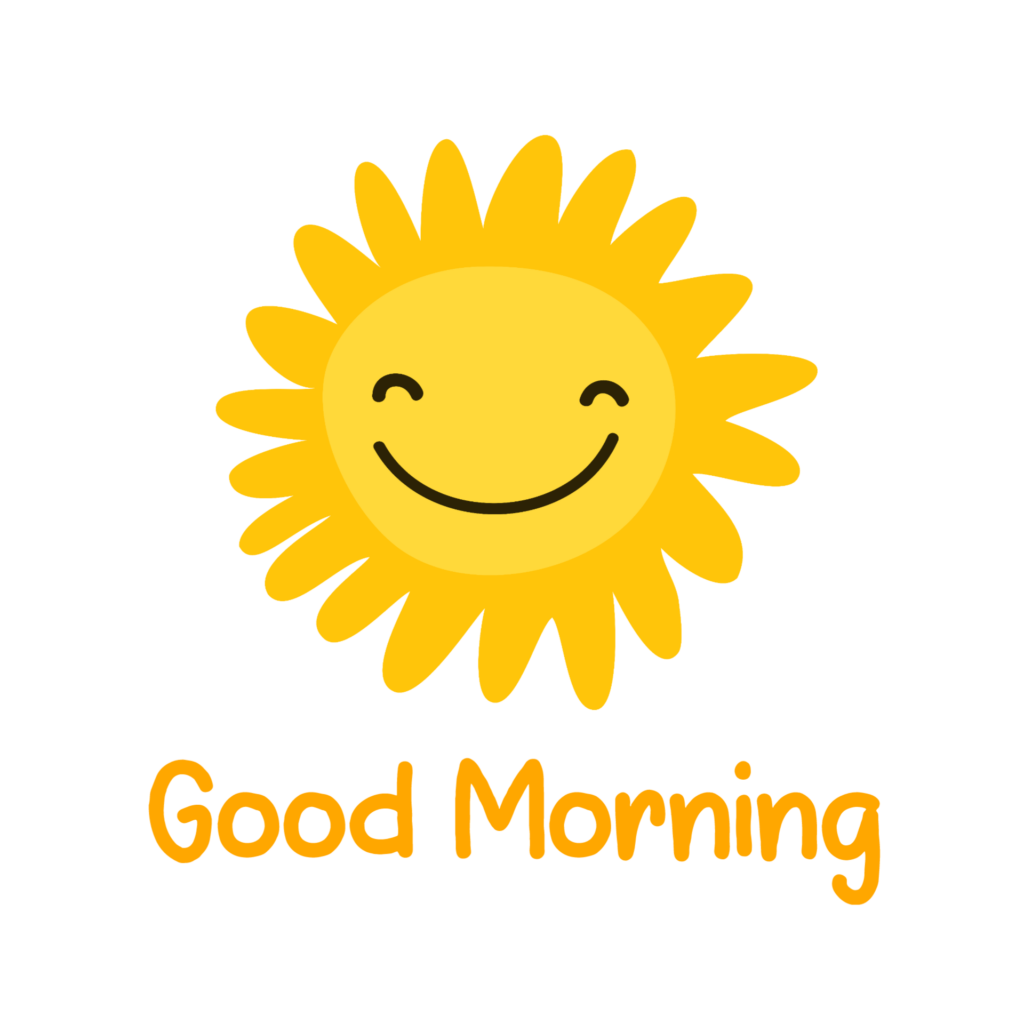 Happy Sun Good Morning Png