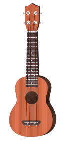 Wooden Guitar clipart PNG