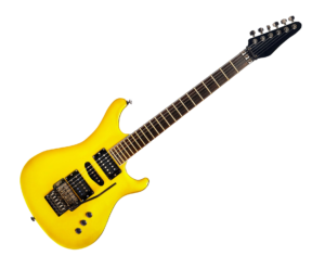 Yellow Electric Guitar PNG