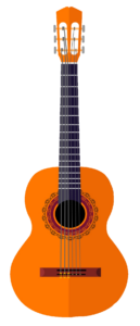 Acoustic Guitar Vector PNG