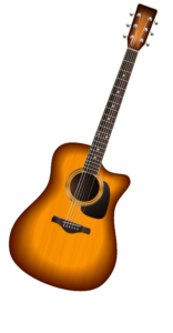 Animated Classic Guitar PNG