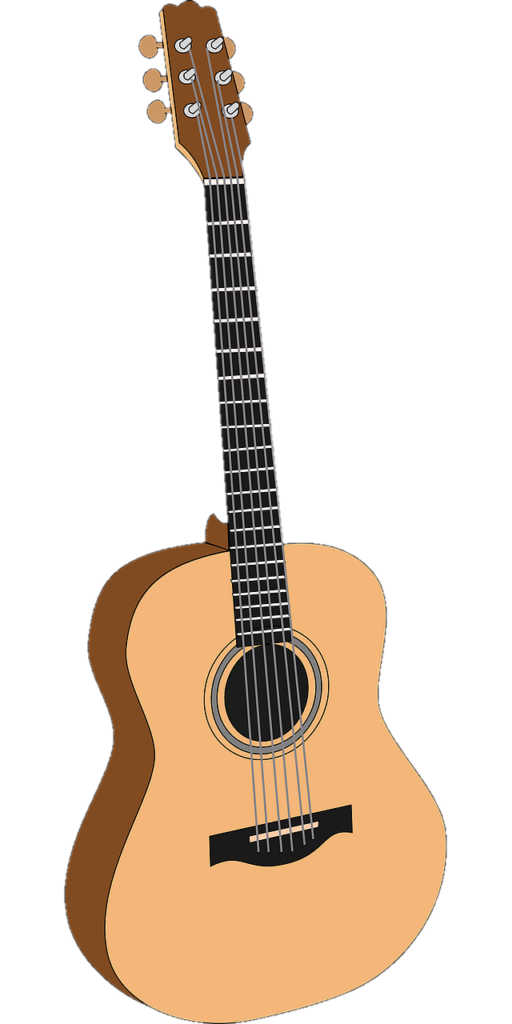 Cartoon Guitar PNG