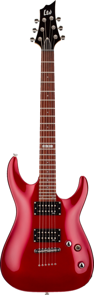 Dark Red Guitar clipart PNG