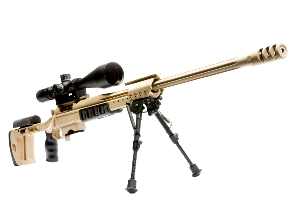 Golden Sniper Gun Png Image