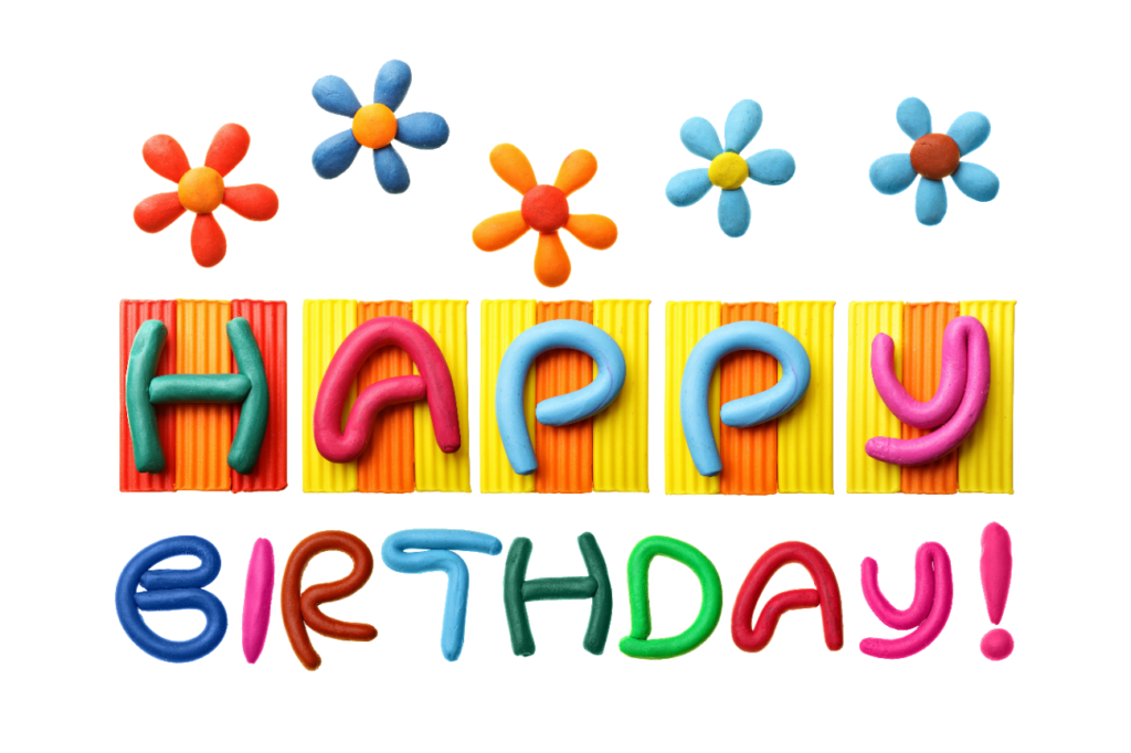 3D Happy Birthday Design PNG