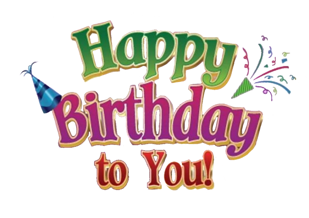 Happy Birthday to You Sticker PNG