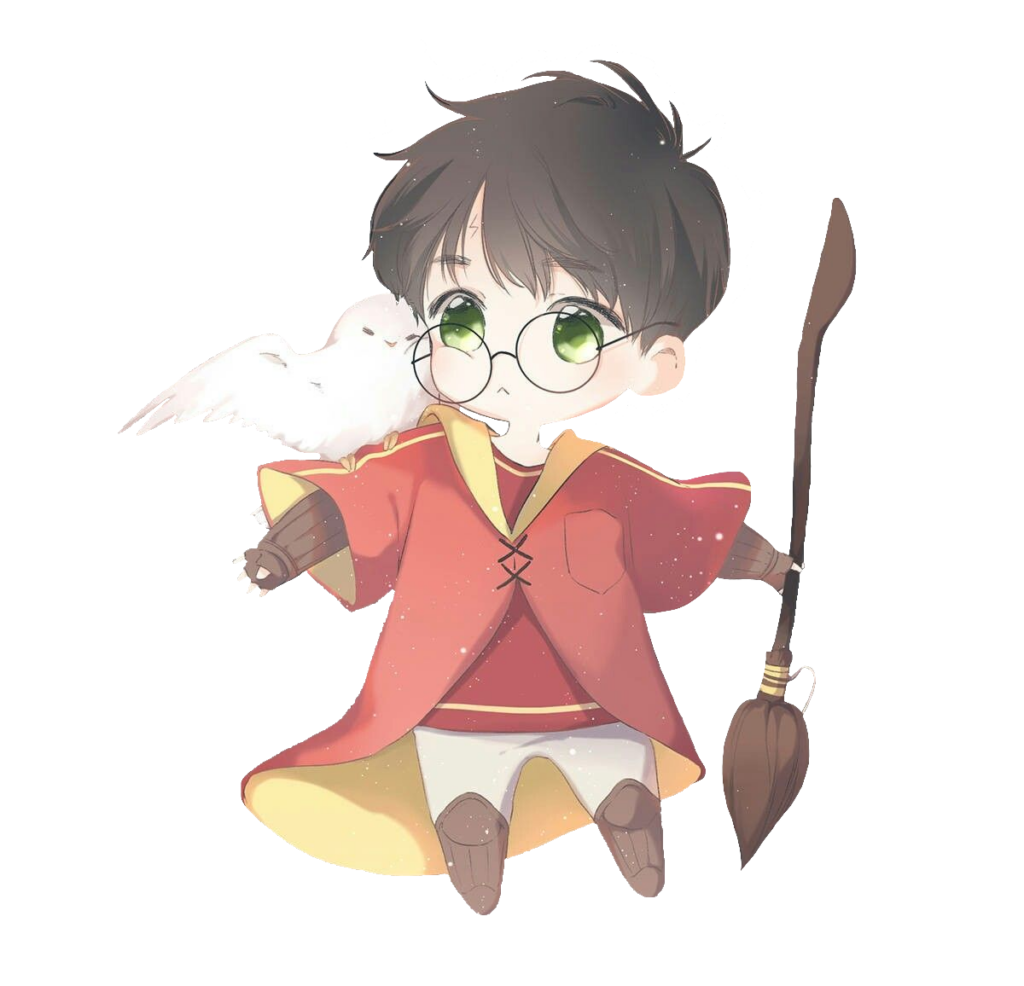 Cute Harry Potter Anime PNG