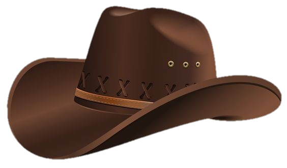 Brown Cowboy Hat Png Vector Image