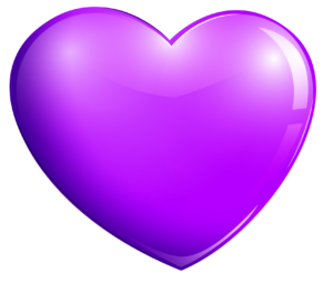 Purple Gradient Heart Emoji Png