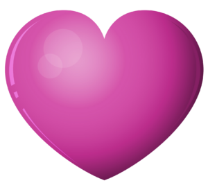 Pink Gradient Heart Clipart Png