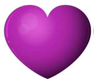 Purple Gradient Heart Clipart Png