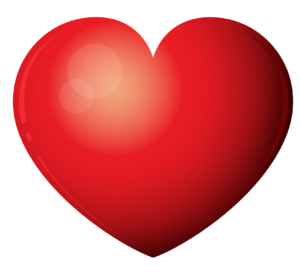 Red Gradient Heart Clipart Png