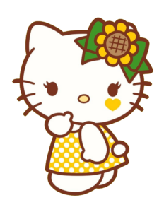 Hello Kitty Flower Png