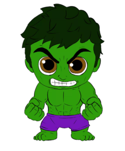 Chibi Hulk Png