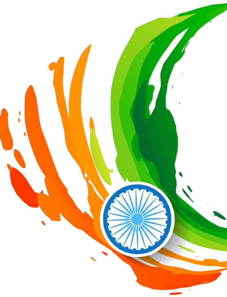 Water Colour Indian Flag Png