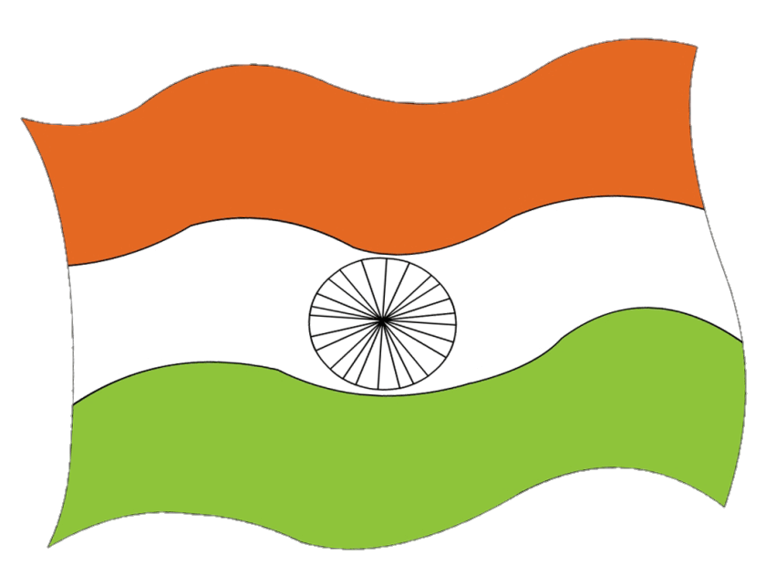 Cartoon Indian Flag Png
