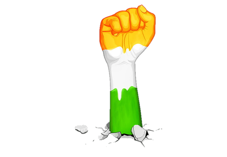 Indian Flag Hand Png