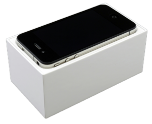 iPhone with Box PNG