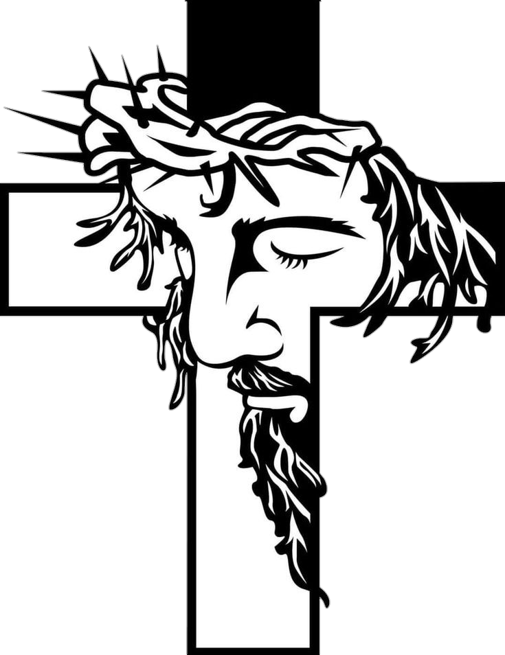Jesus Christ Cross Vector Art PNG