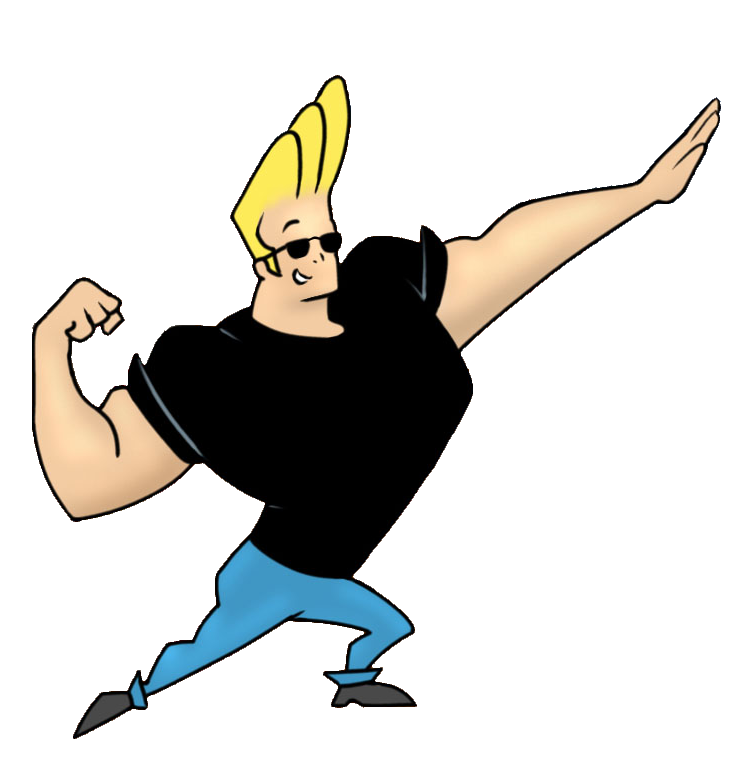 Cool Johnny Bravo clipart PNG
