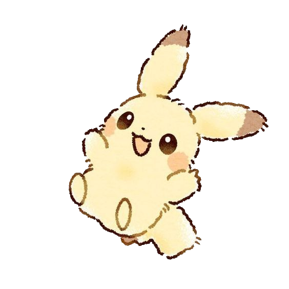 Kawaii Pikachu PNG