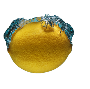 Lemon Dropping in Water Png