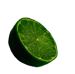 Half Green Lemon Png