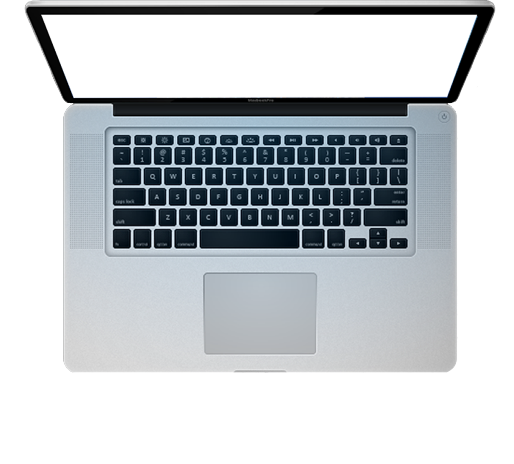 Macbook Top View PNG