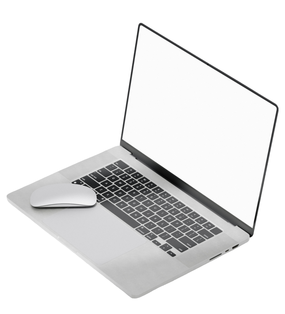 Macbook And Mouse PNG