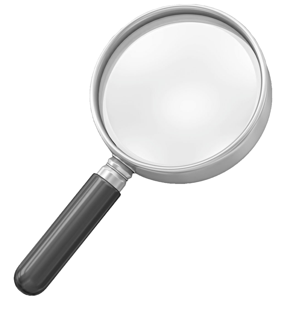 3D Magnifying Glass PNG