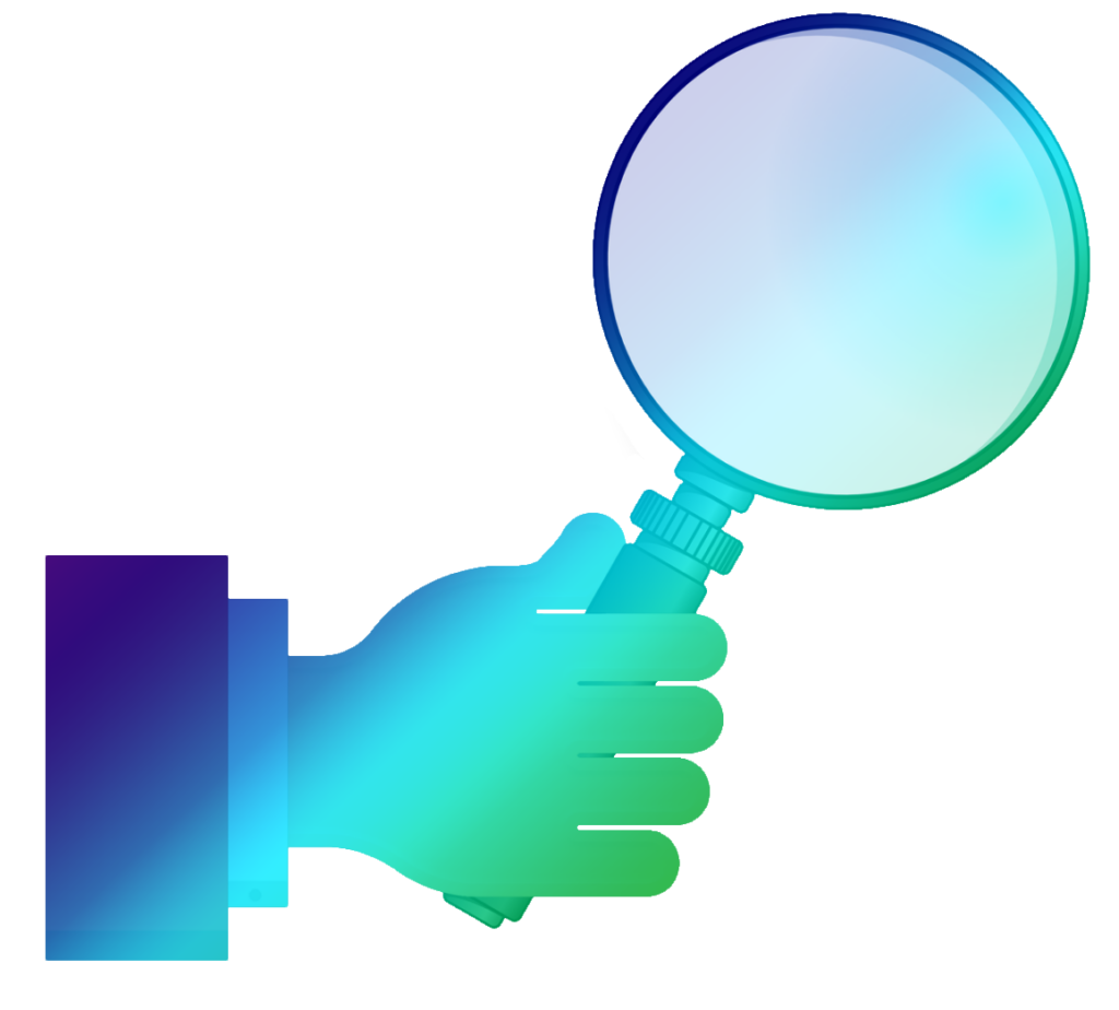 Magnifying Glass Hand Icon PNG