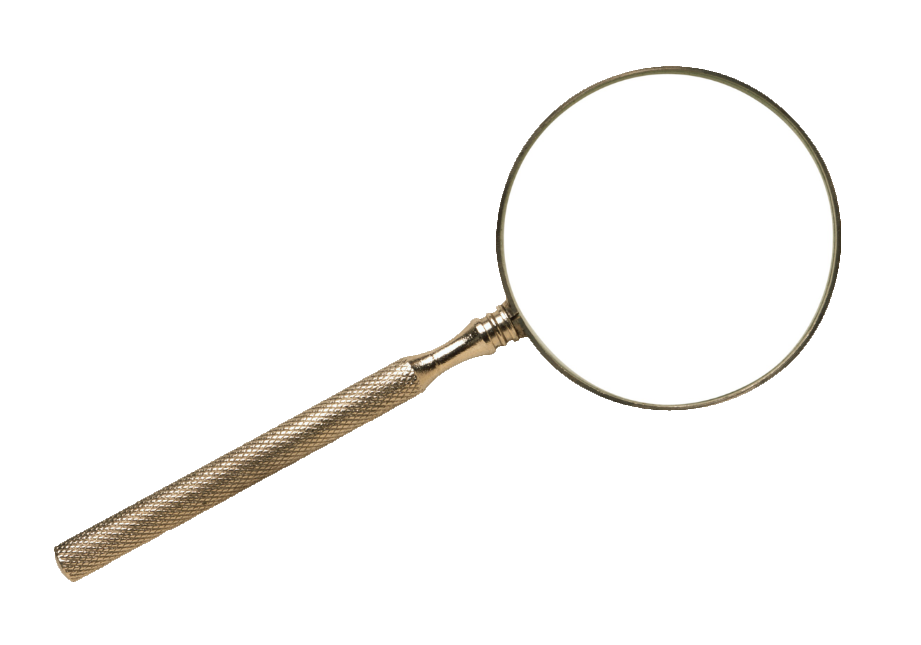 Antique Magnifying Glass PNG