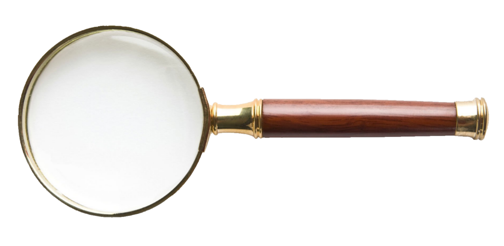 Vintage Magnifying Glass PNG