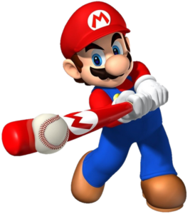 Mario Playing Baseball png