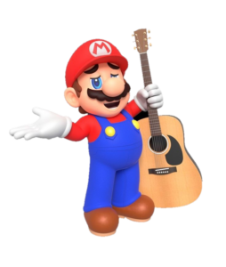 Mario With Guitar Mario Png
