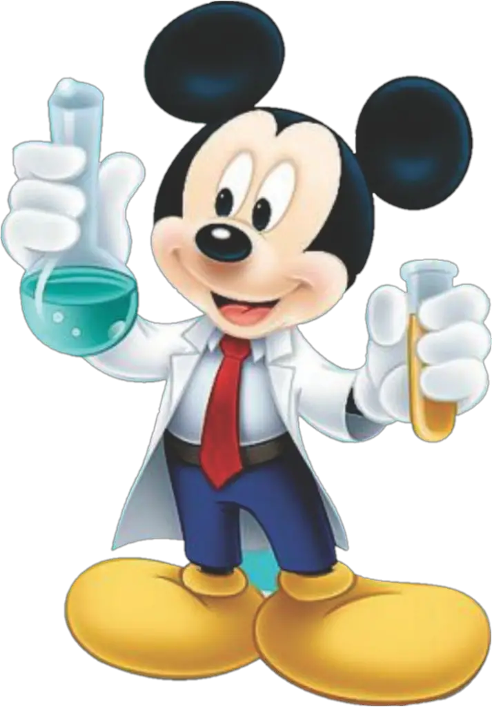 Scientist Mickey Mouse png