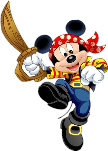 Pirates Mickey Mouse png