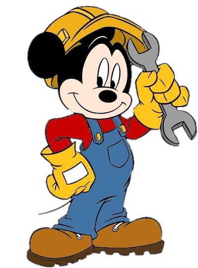 Working dress Mickey Mouse Png