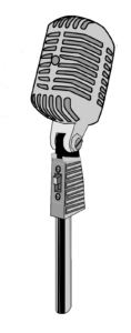 Retro Microphone clipart Png