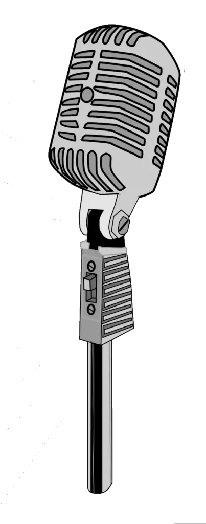 Retro Microphone clipart Png