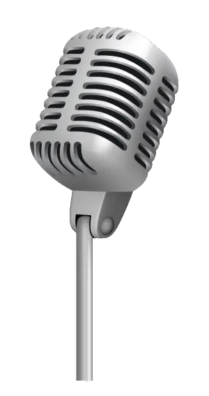 Retro Microphone Clipart Png